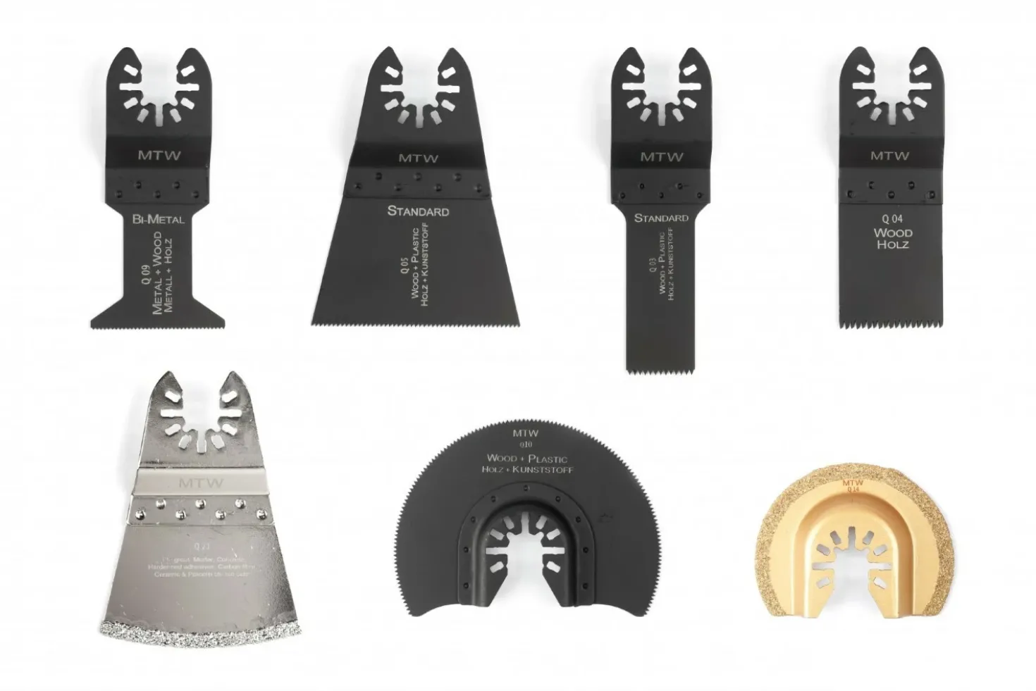 Fit-to-Fix 7-Delige Multitool zaagbladen set