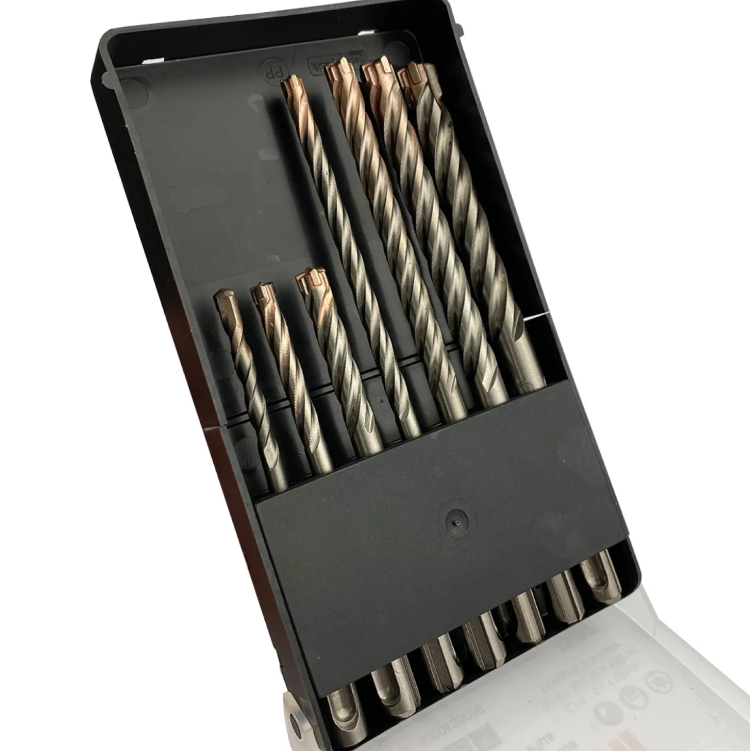 Fit-to-Fix 009-KA070077 7-delige Uni SDS-Plus Premium Hamerborenset - 2/4-snijder - staal - 5-6-8x110mm + 6-8-10-12x160mm