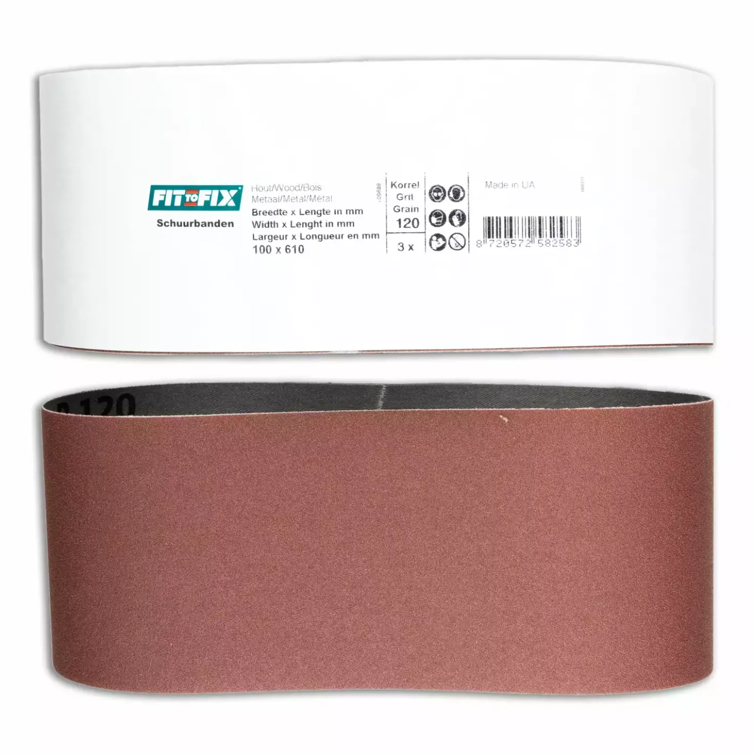 Fit-to-Fix Schuurband - 100x610mm (3st)