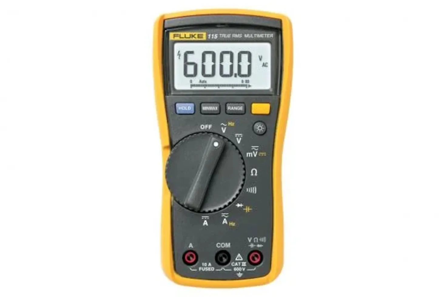 Fluke 115 EUR Digitale True-RMS multimeter - AC/DC 600V & 10A