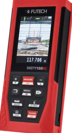 Futech Disty 120 Afstandsmeter - 120m - rood - IP54