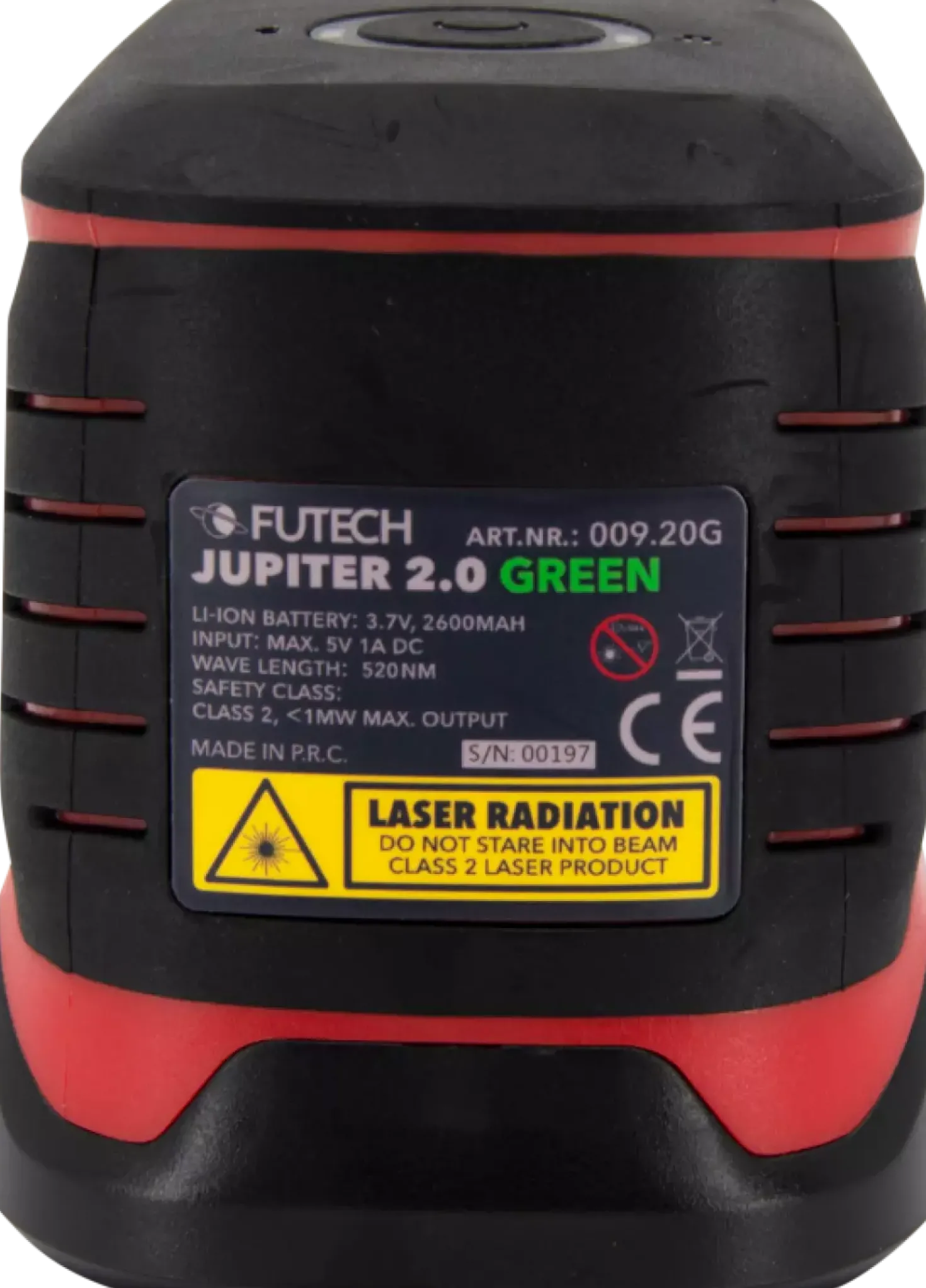 FUTECH Jupiter 2.0 lijnlaser - groen - 40m - 2 lijnen