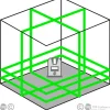 Futech MC4D Multicross 4D Compact kruislijnlaser in koffer - groen - 150m - 4 lijnen