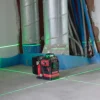 Futech Multicross 3D 18VMAX kruislijnlaser set incl. statief - groen - 70m - 3 lijnen