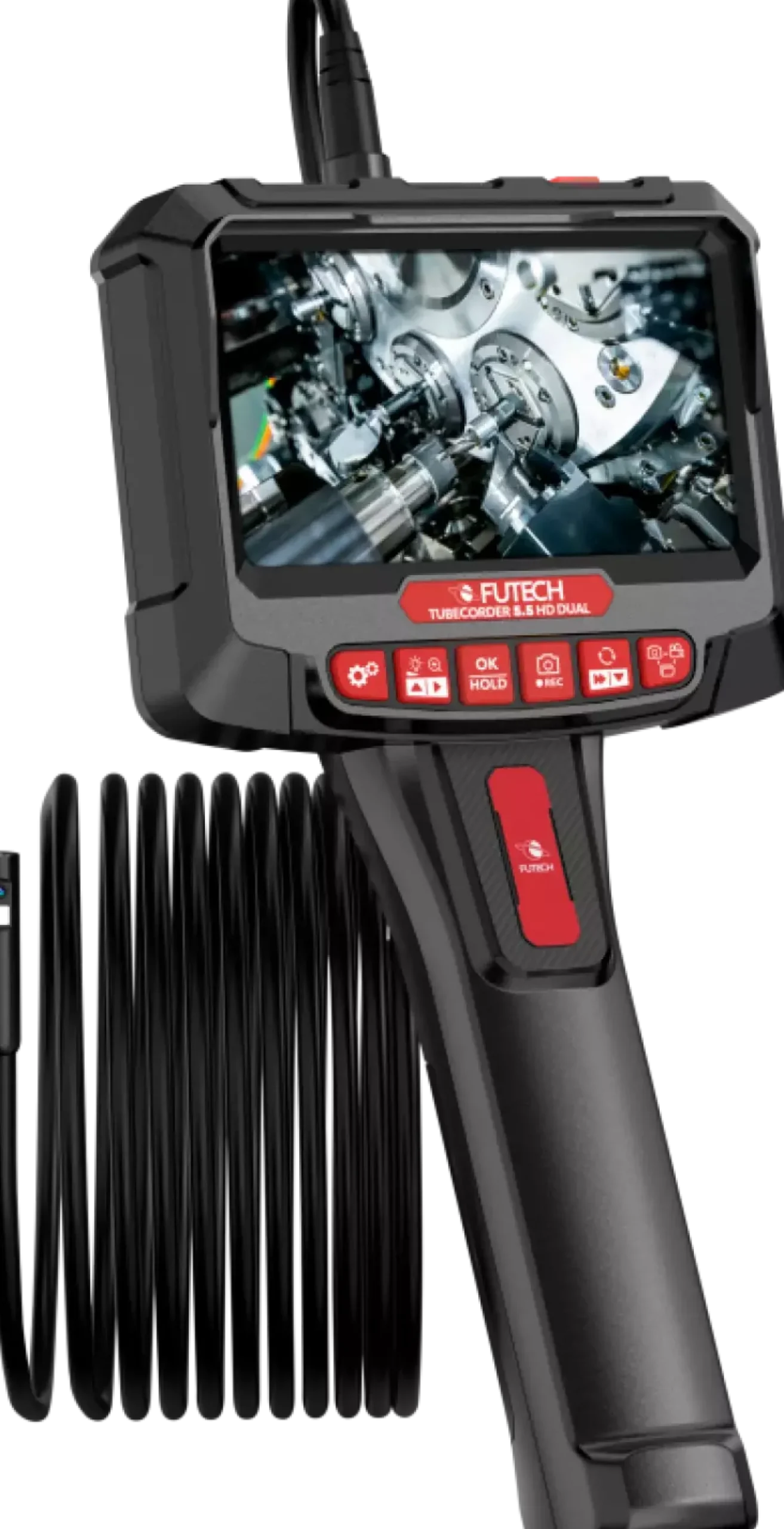 FUTECH Tubecorder 5.5 Dual Inspectiecamera - 5mm x 5m