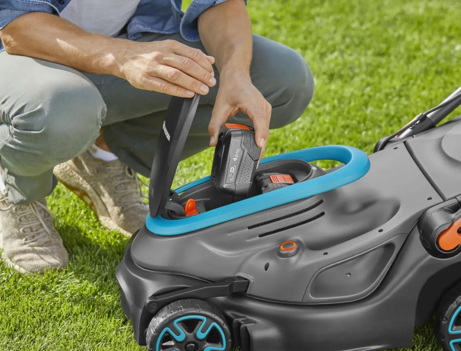 Gardena PowerMax 37/36V P4A accu grasmaaier body - 37cm
