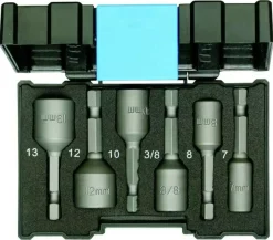 Gedore 666-006 Bitdopsleutel-box, 1/4", 6-delig