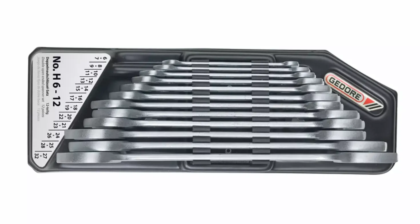 Gedore 6-8 8-delige Steeksleutelset - 6-22mm