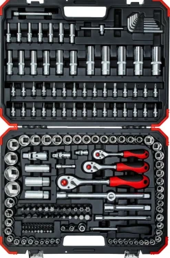 Gedore RED R45603172 172-delige Dopsleutelset 1/4” + 3/8” + 1/2"