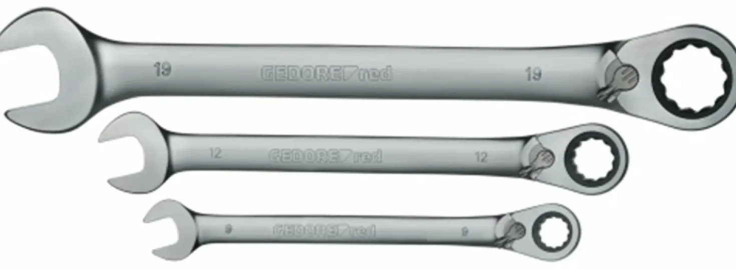 Gedore RED R07205005 Ring-/steekratelsleutelset - 8-19mm -5-delig