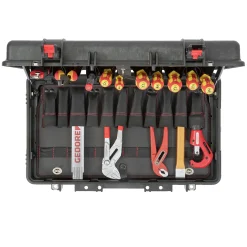 Gedore RED R21902072 Sanitair Gereedschapset in trolley - 72-delig