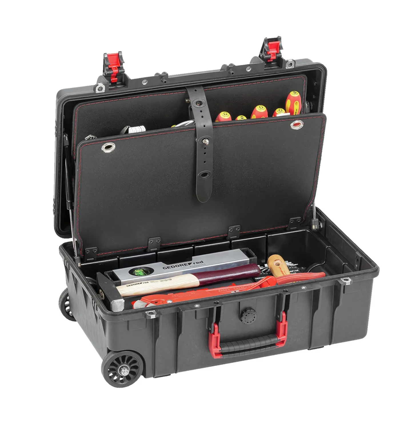 Gedore RED R21902072 Sanitair Gereedschapset in trolley - 72-delig