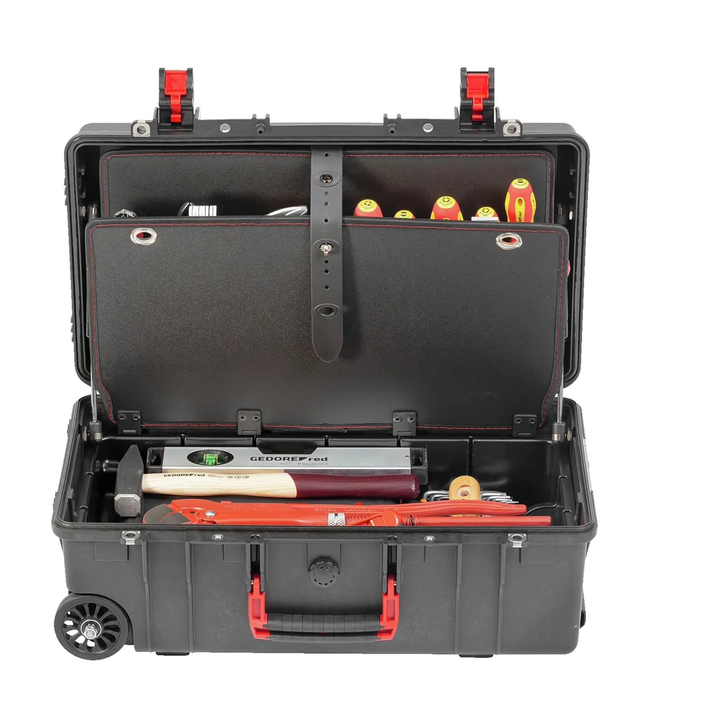 Gedore RED R21902072 Sanitair Gereedschapset in trolley - 72-delig