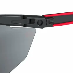 Hellberg Safety 23333-001 Veiligheidsbril Argon AF+AS Smoke Rood - anti-kras - anti-condens