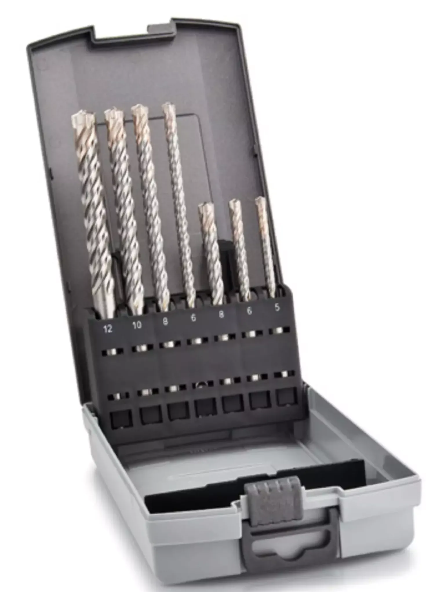 HiKOKI 783391 7-delige SDS-Plus Hamerborenset in cassette - 4 snijkanten