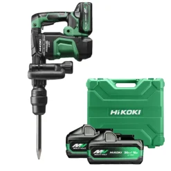 HiKOKI H3641DAWAZ 36V Li-ion accu SDS-max breekhamer set (2x 4.0Ah) in koffer - 6,8J