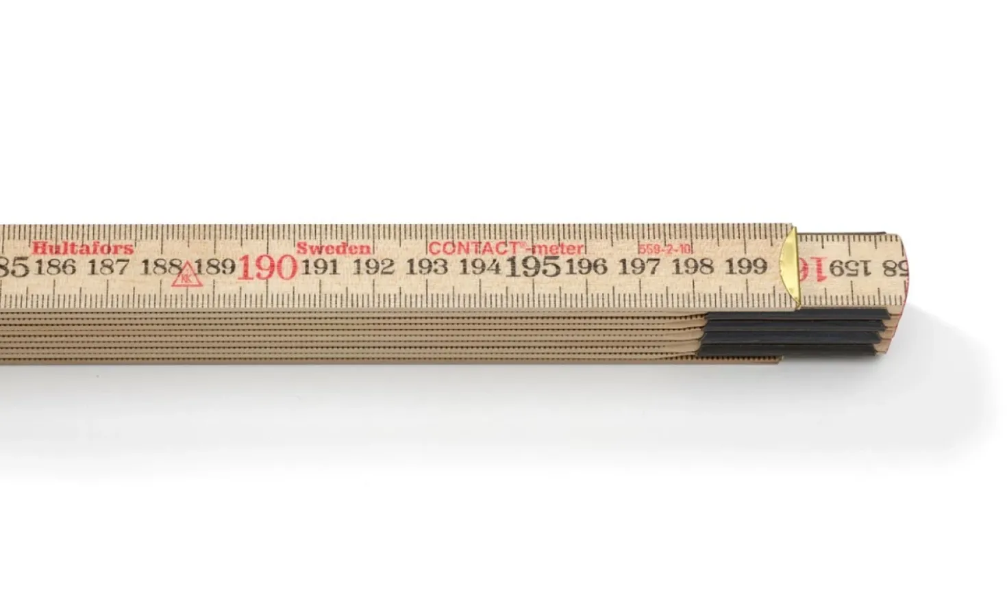 Hultafors 559-2-10 Duimstok, Contactmeter - Hout - 2m