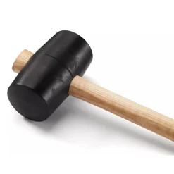 Hultafors GU 65 Rubberen hamer - houten handgreep - 550 gram