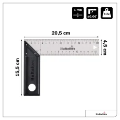 Hultafors S20L Lichtgewicht winkelhaak - 200mm