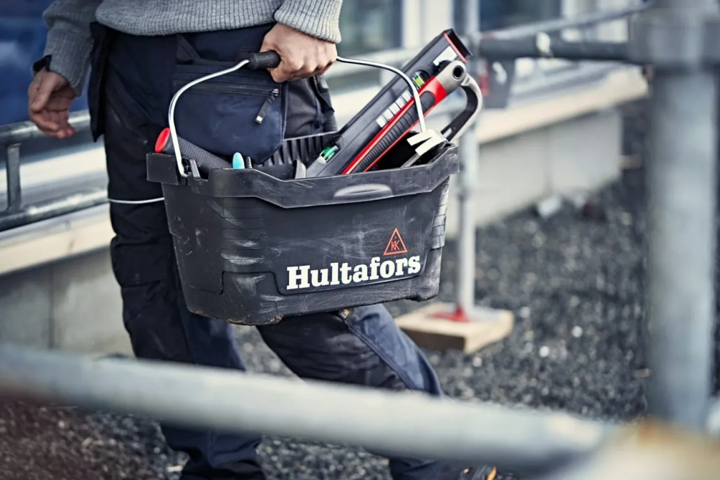 Hultafors TB-15 Tool Bucket Gereedschapsemmer - 15L - Zwart