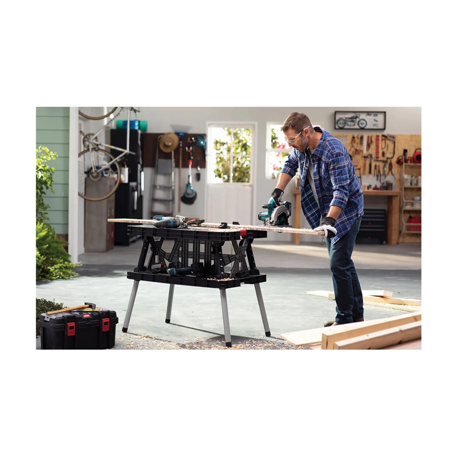 Keter 249137 Inklapbare Werkbank - 453kg