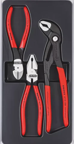 Knipex 00 20 10 3-delige Kracht Tangenset