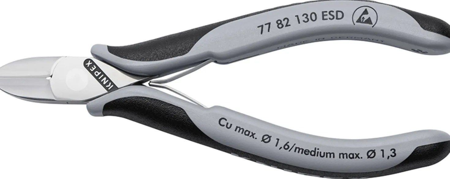 Knipex 77 82 130 ESD Elektronica Zijsnijtang - 130mm