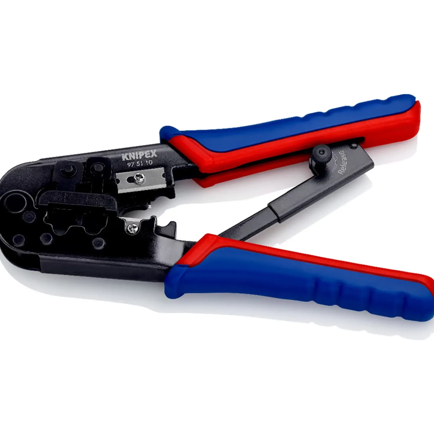 Knipex 975110 - Krimptang RJ11/12 (6pin 9.65mm) - RJ45 (8pin 11.68mm)