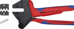 Knipex 97 43 66 MC4 Krimptang voor verwisselbare krimpprofielen - 2.5 / 4 / 6mm