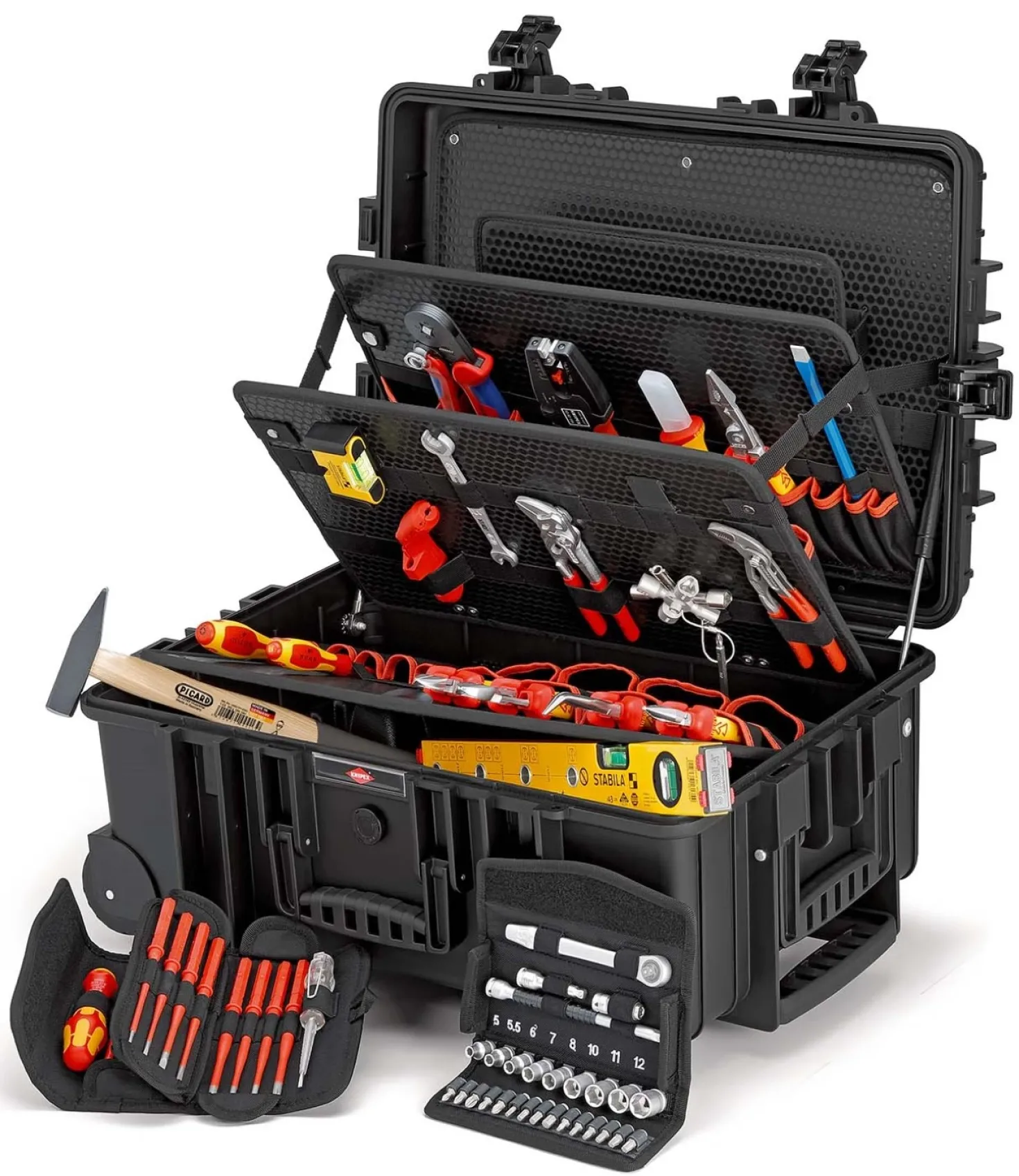 Knipex 00 21 37 Robust45 Elektro Gereedschapset in koffer - 63-delig