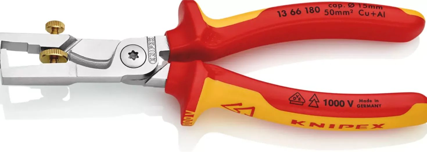 Knipex 13 66 180 StriX VDE Afstriptang met kabelschaar - 180mm