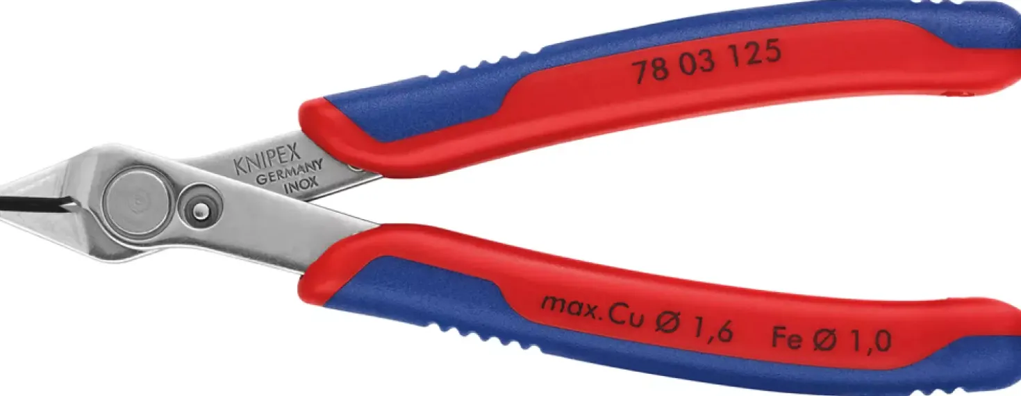 Knipex 7803125 Super-Knips Precisie Zijsnijtang - Elektronica - 125mm