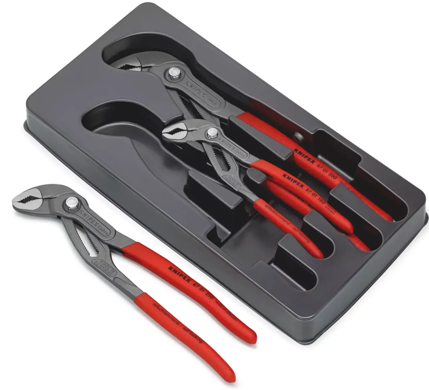 Knipex 002009V02 3-delige Cobra Tangenset