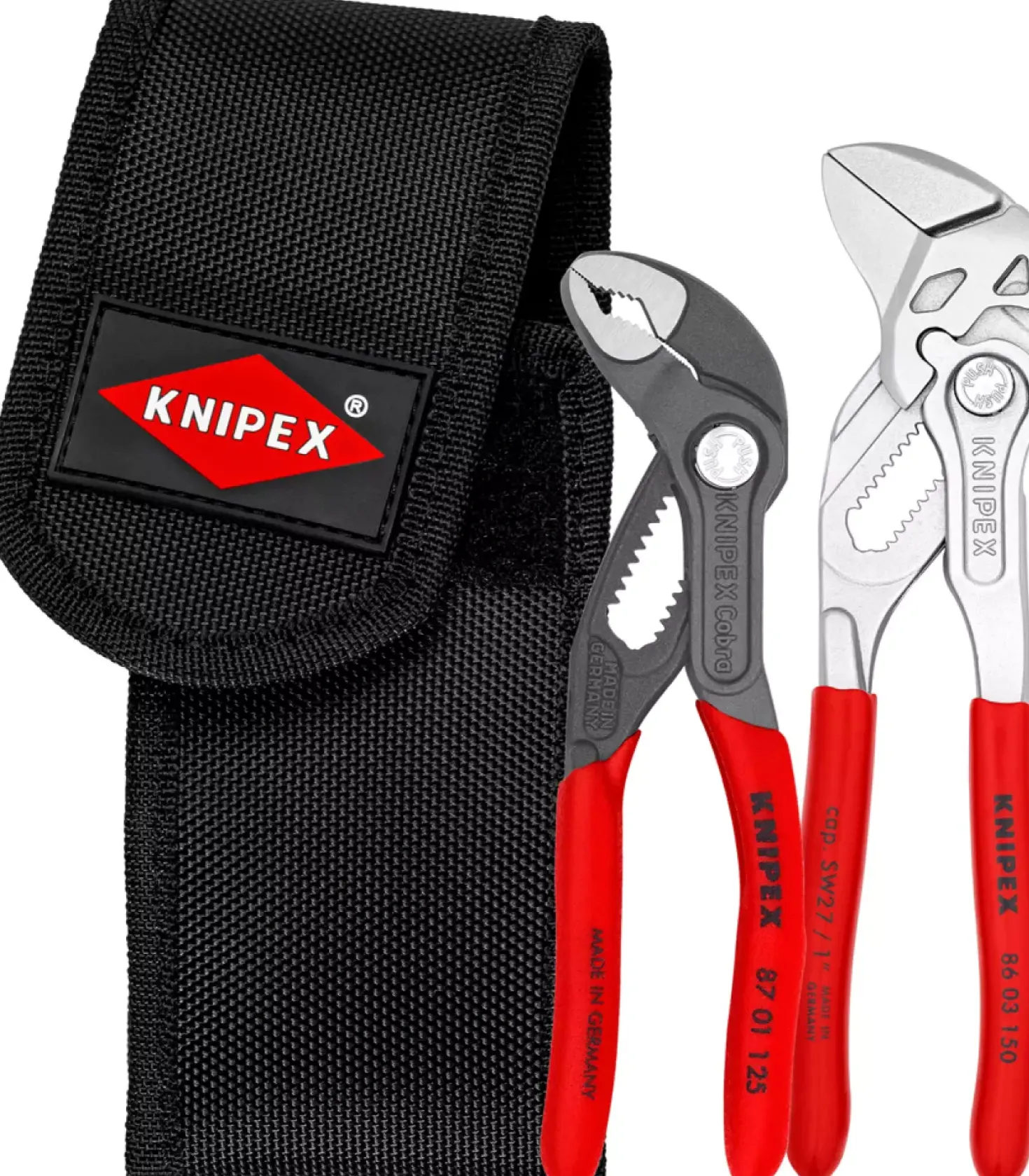 Knipex 002072V01 2-delige Tangenset in gordeltas
