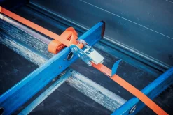Konvox LAZE1425-0155 Spanband eindloos met ratelgesp CD - 5m x 25mm - 800 daN - Oranje