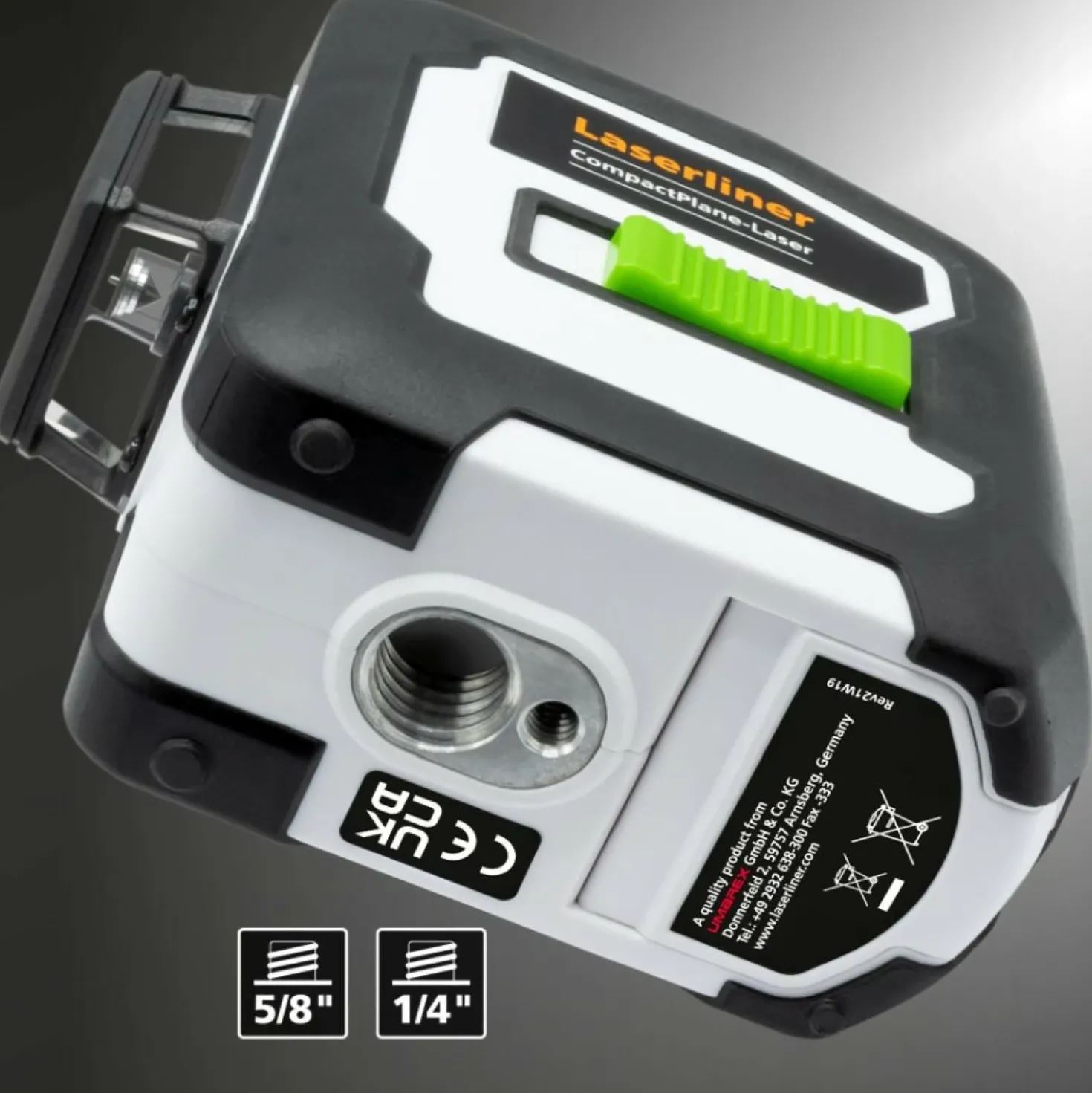 Laserliner 036.295A CompactPlane-Laser 3G Pro - Groen - 30 m