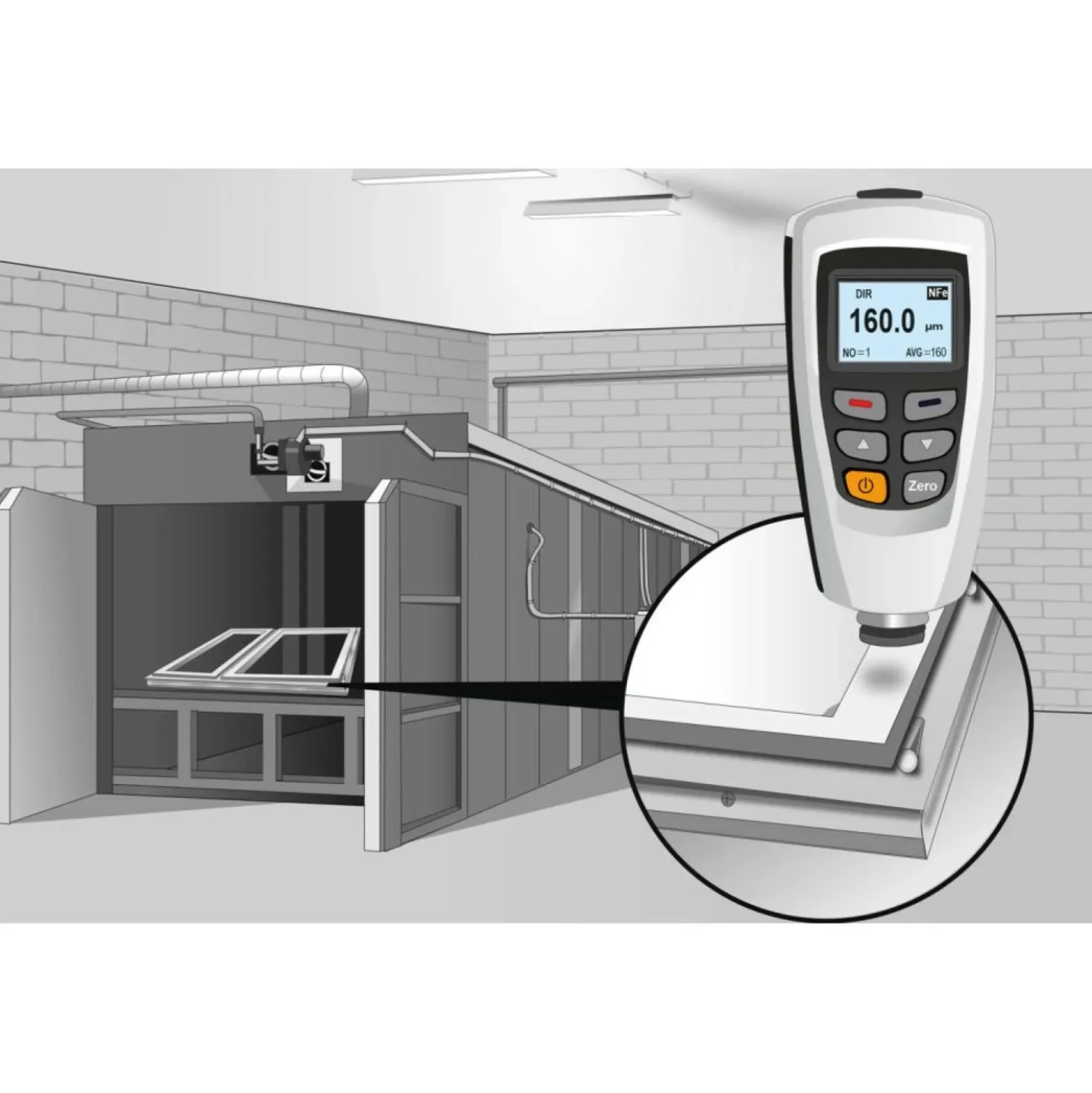 Laserliner CoatingTest-Master Laagdiktemeter in koffer