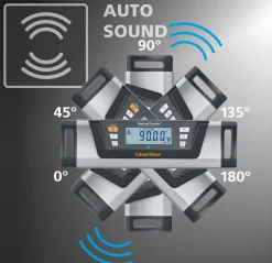 Laserliner DigiLevel Compact Digitale waterpas in tas - magnetisch - Bluetooth - 230mm