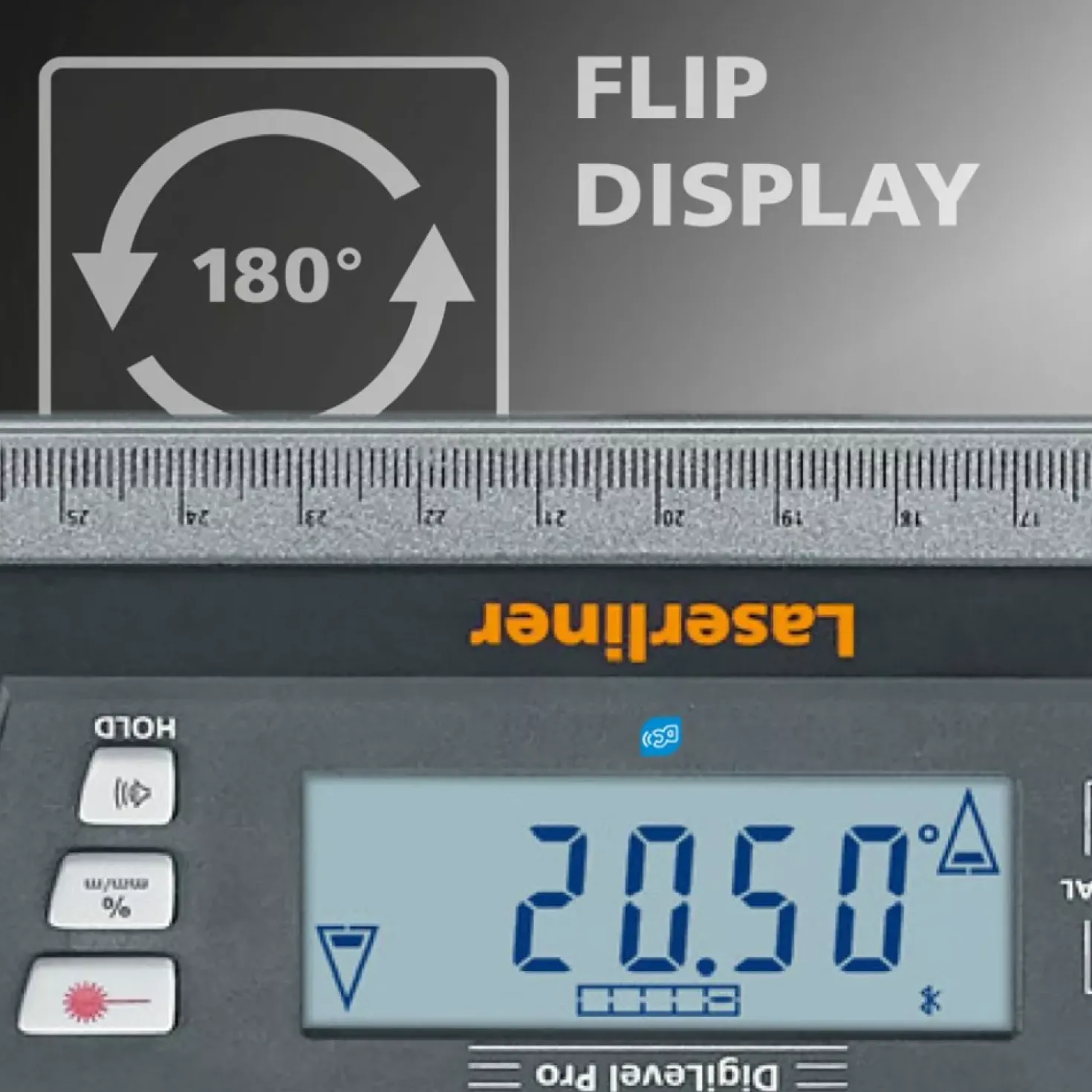 Laserliner DigiLevel Pro 60 Digitale waterpas - magnetisch - Bluetooth - 600mm