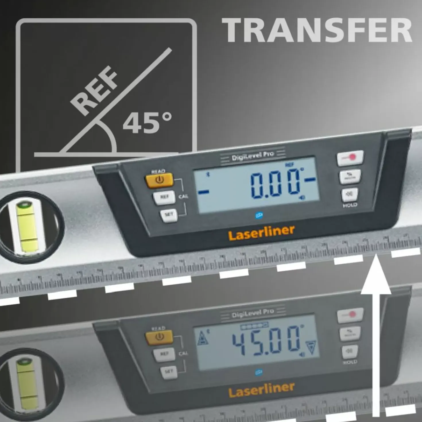 Laserliner DigiLevel Pro 40 Digitale waterpas - magnetisch - Bluetooth - 400mm