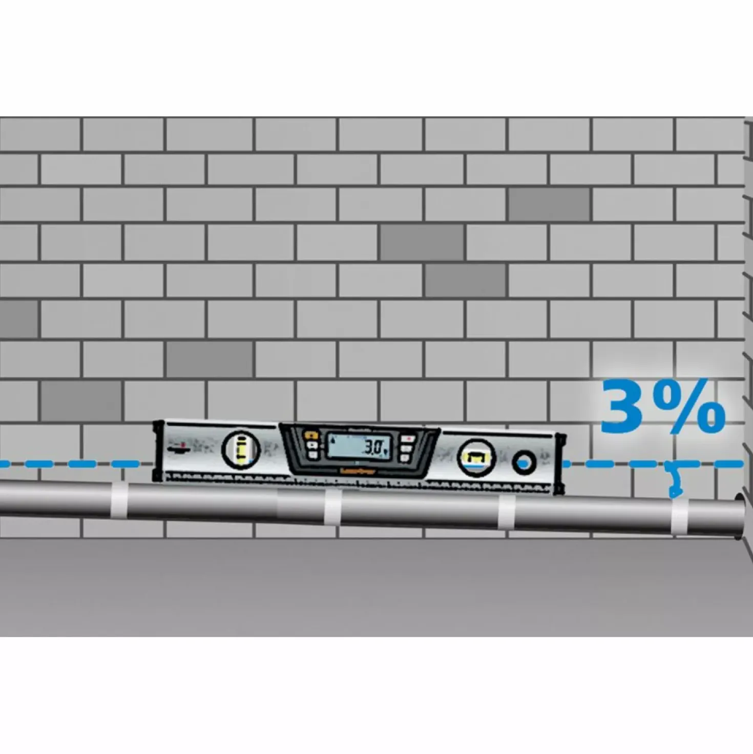 Laserliner DigiLevel Pro 40 Digitale waterpas - magnetisch - Bluetooth - 400mm