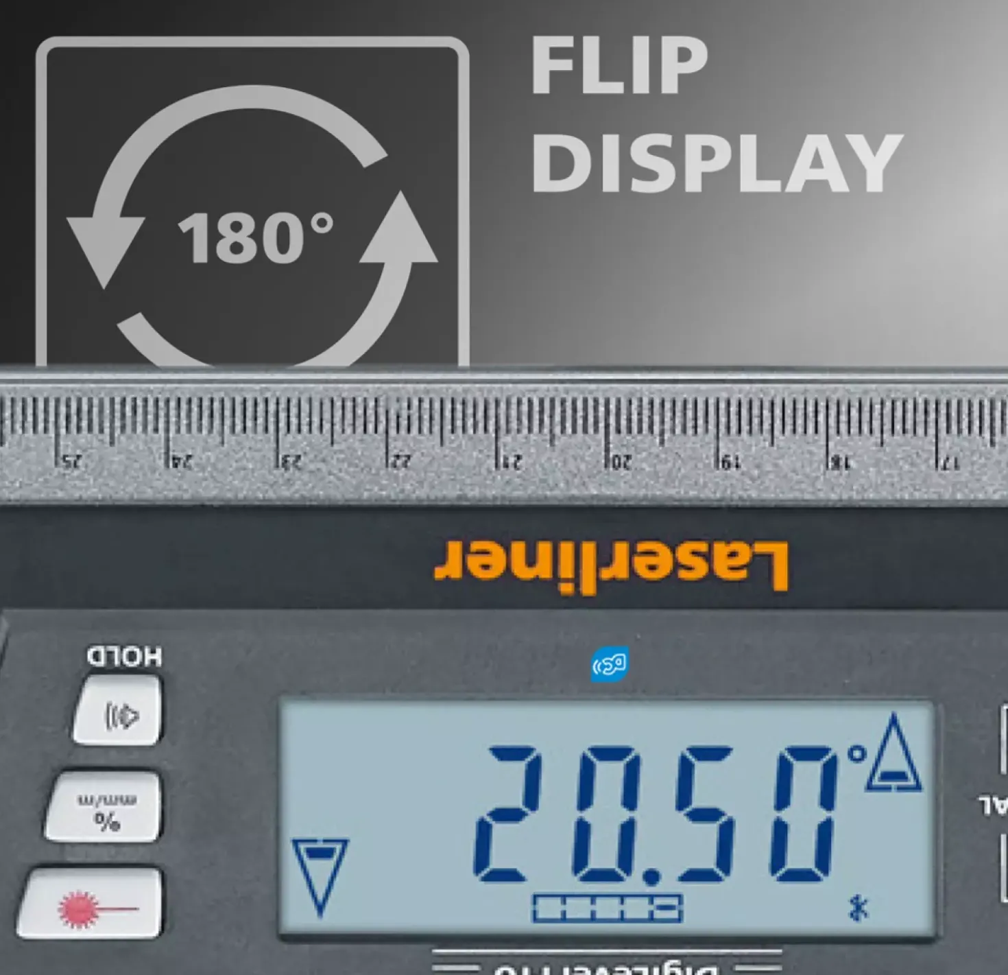 Laserliner DigiLevel Pro 100 Digitale waterpas in tas - magnetisch - Bluetooth - 1000mm