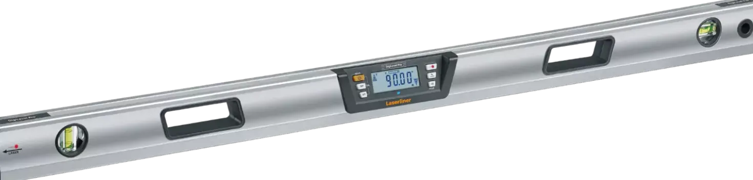 Laserliner DigiLevel Pro 100 Digitale waterpas in tas - magnetisch - Bluetooth - 1000mm