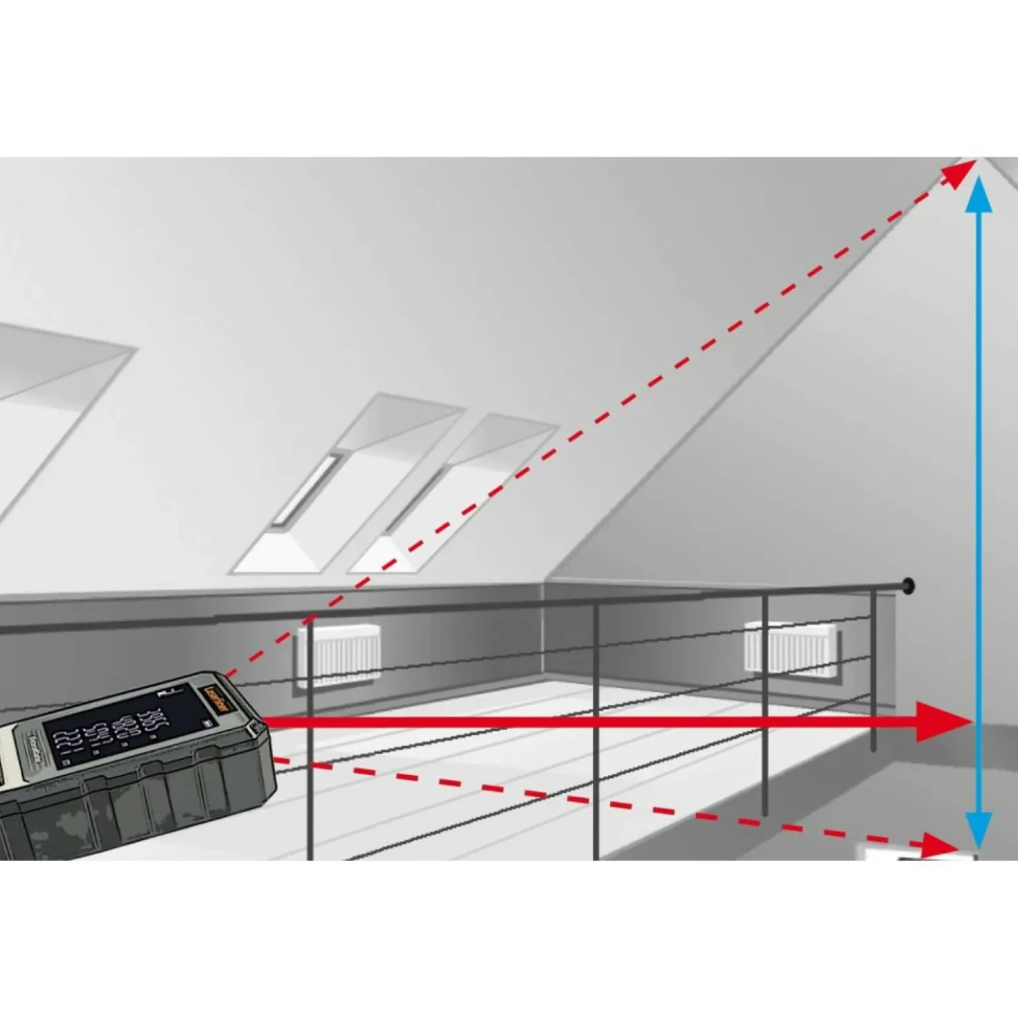 Laserliner DistanceMaster 50 Afstandsmeter - 50m - IP65