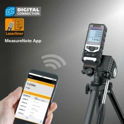 Laserliner DistanceMaster Plus 100 Afstandsmeter - 100m - Bluetooth - IP65