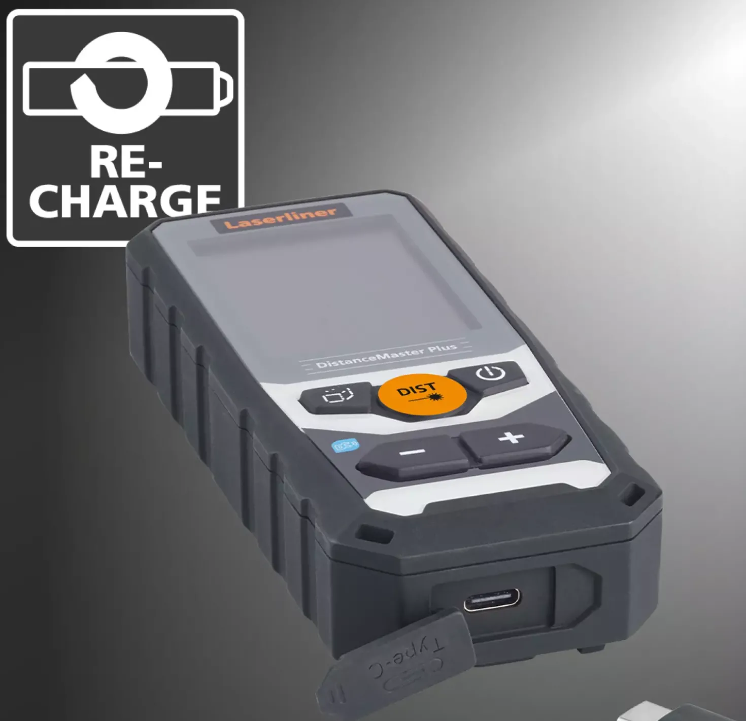 Laserliner Distancemaster Plus 80 Afstandsmeter in tas - 80m - rood - Bluetooth - IP65