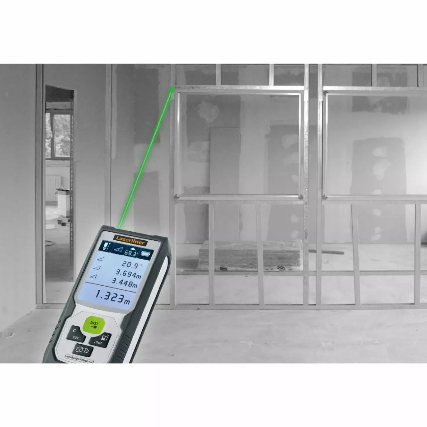 Laserliner LaserRange-Master Gi5 Laser- afstandsmeter - Groen - 50m
