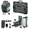 Laserliner MasterPlane-Laser 3G Pro 360° Kruislijnlaser set in L-boxx - 3 lijnen - groen - 3x 55m - IP64