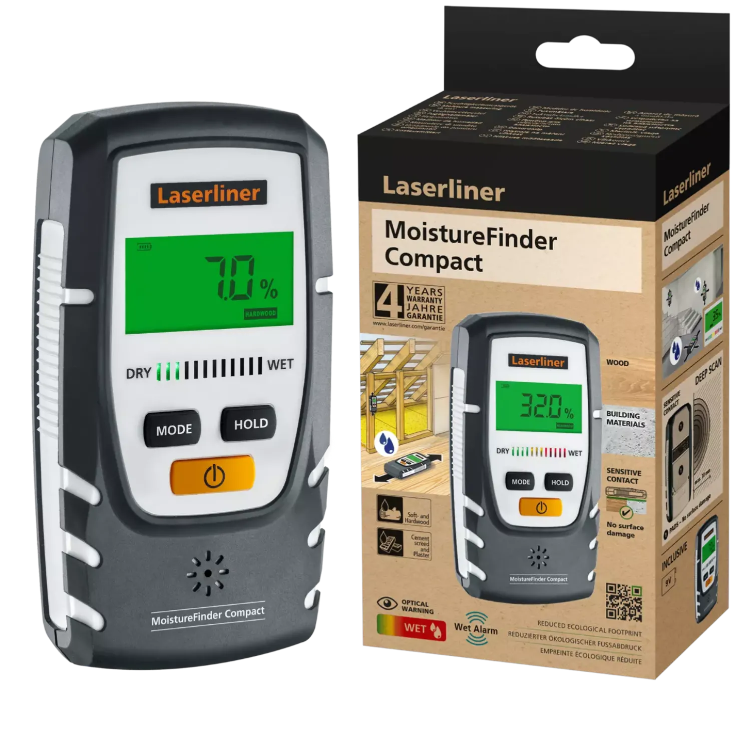 Laserliner MoistureFinder Compact Materiaal Vochtmeter