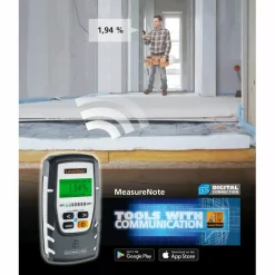 Laserliner MoistureMaster Compact Plus Vochtigheidsmeter met bluetooth